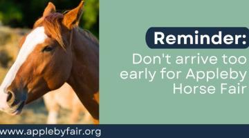 Don't arrive too early
