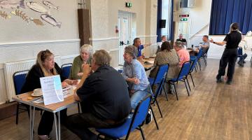 Image of the pre-fair drop-in event for the 2025 fair.