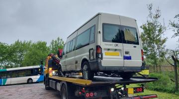 Van seized during pre-fair policing operations